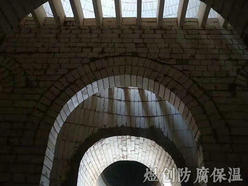 干吸塔，衬砖，球拱，桥拱，格册及规整波纹填料施工 (2)