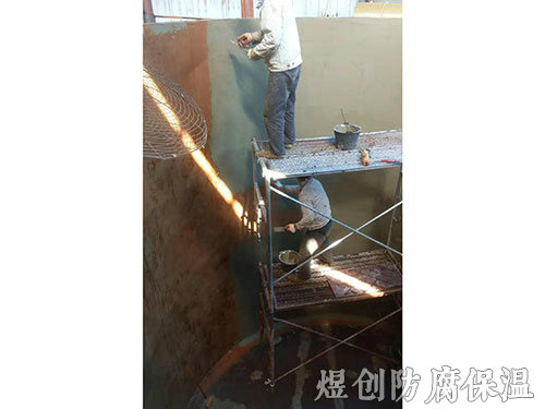 碳钢制品桶内玻璃钢施工 (4)
