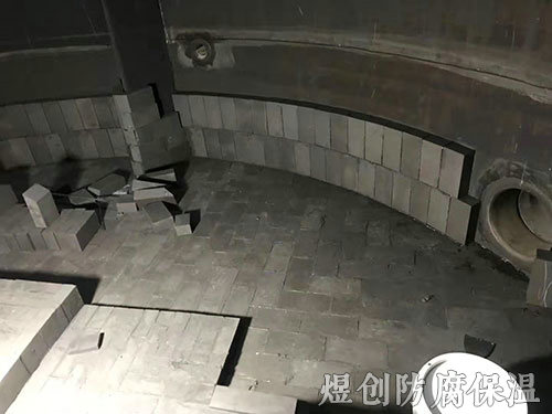 衬耐氢氟酸砖板施工 (4)