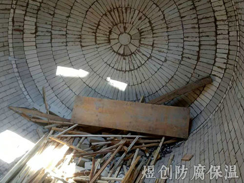 干吸塔，衬砖，球拱，桥拱，格册及规整波纹填料施工 (8)