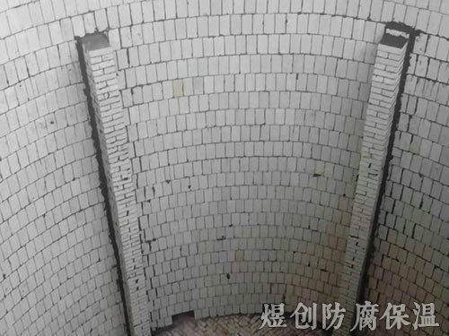 防腐衬耐酸砖板施工 (2)