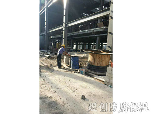 碳钢制品桶内玻璃钢施工 (2)