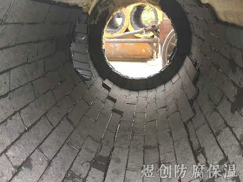 衬耐氢氟酸砖板施工 (1)
